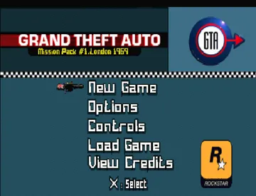 Grand Theft Auto - London 1969 (EU) screen shot title